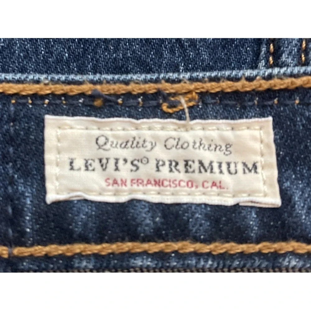 Levi's 501 Shorts Women's Size 20W Button Fly High Rise Jive Dark Wash
